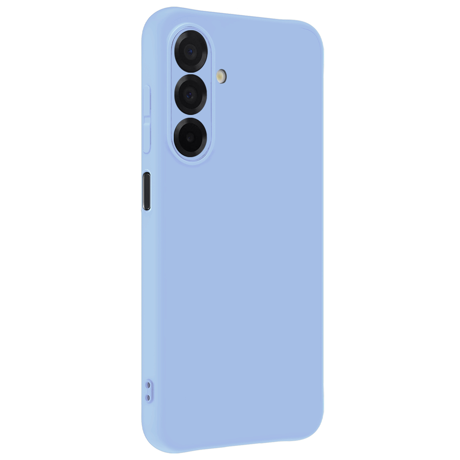 BASEY. BASEY. Samsung Galaxy A26 Hoesje Siliconen Met Screenprotector - Lichtblauw