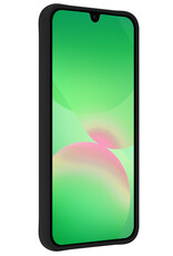 BASEY. BASEY. Samsung Galaxy A26 Hoesje Siliconen Met Screenprotector - Zwart