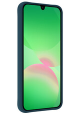 BASEY. BASEY. Samsung Galaxy A26 Hoesje Siliconen Met 2x Screenprotector - Donkerblauw