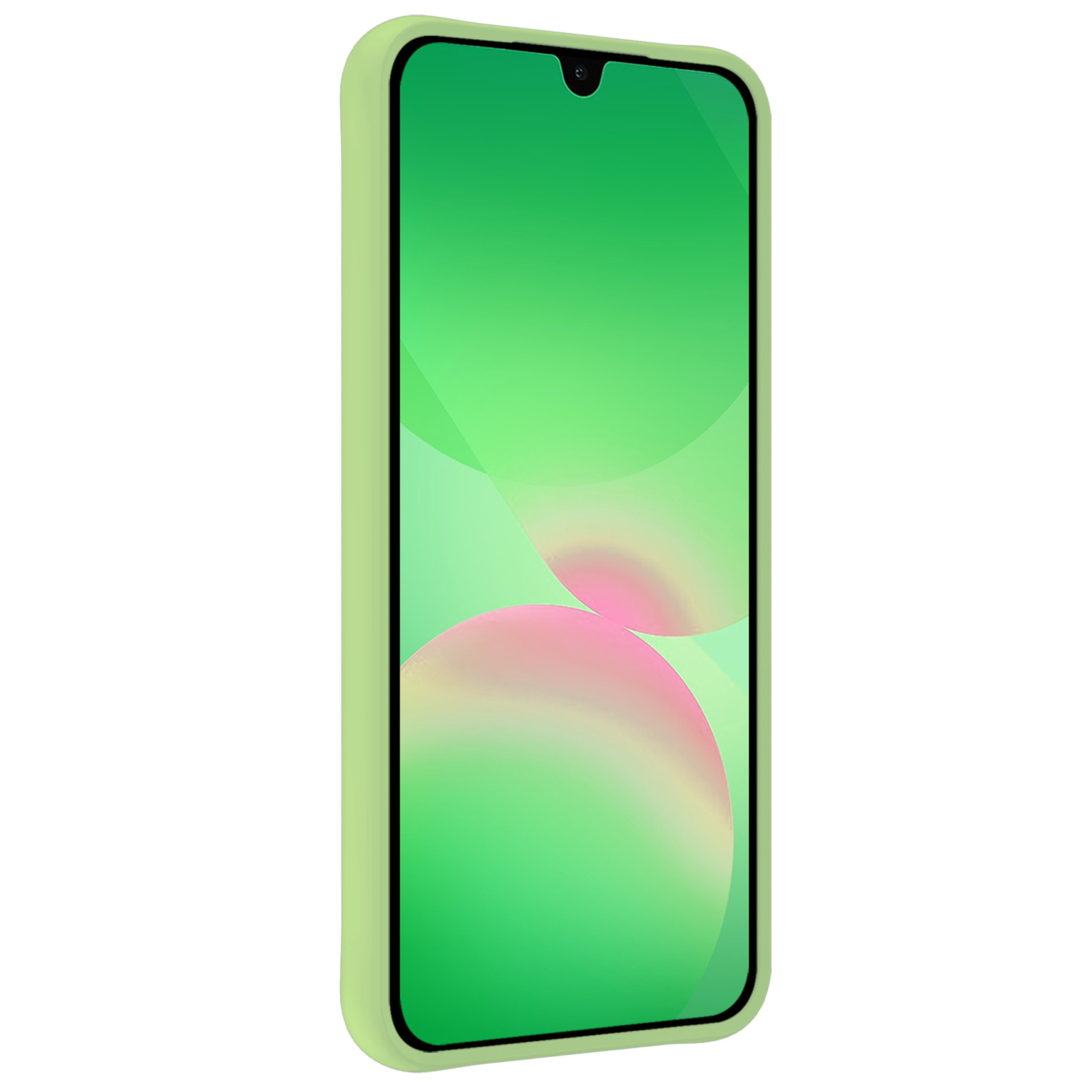 BASEY. BASEY. Samsung Galaxy A26 Hoesje Siliconen Met 2x Screenprotector - Groen