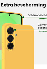 BASEY. BASEY. Samsung Galaxy A36 Hoesje Siliconen - Geel