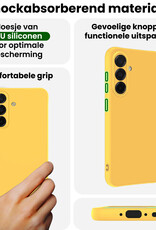 BASEY. BASEY. Samsung Galaxy A36 Hoesje Siliconen - Geel