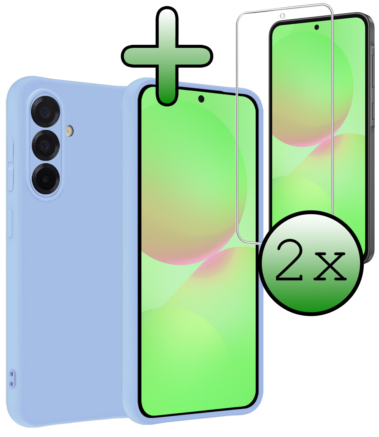 BASEY. BASEY. Samsung Galaxy A36 Hoesje Siliconen - Lichtblauw