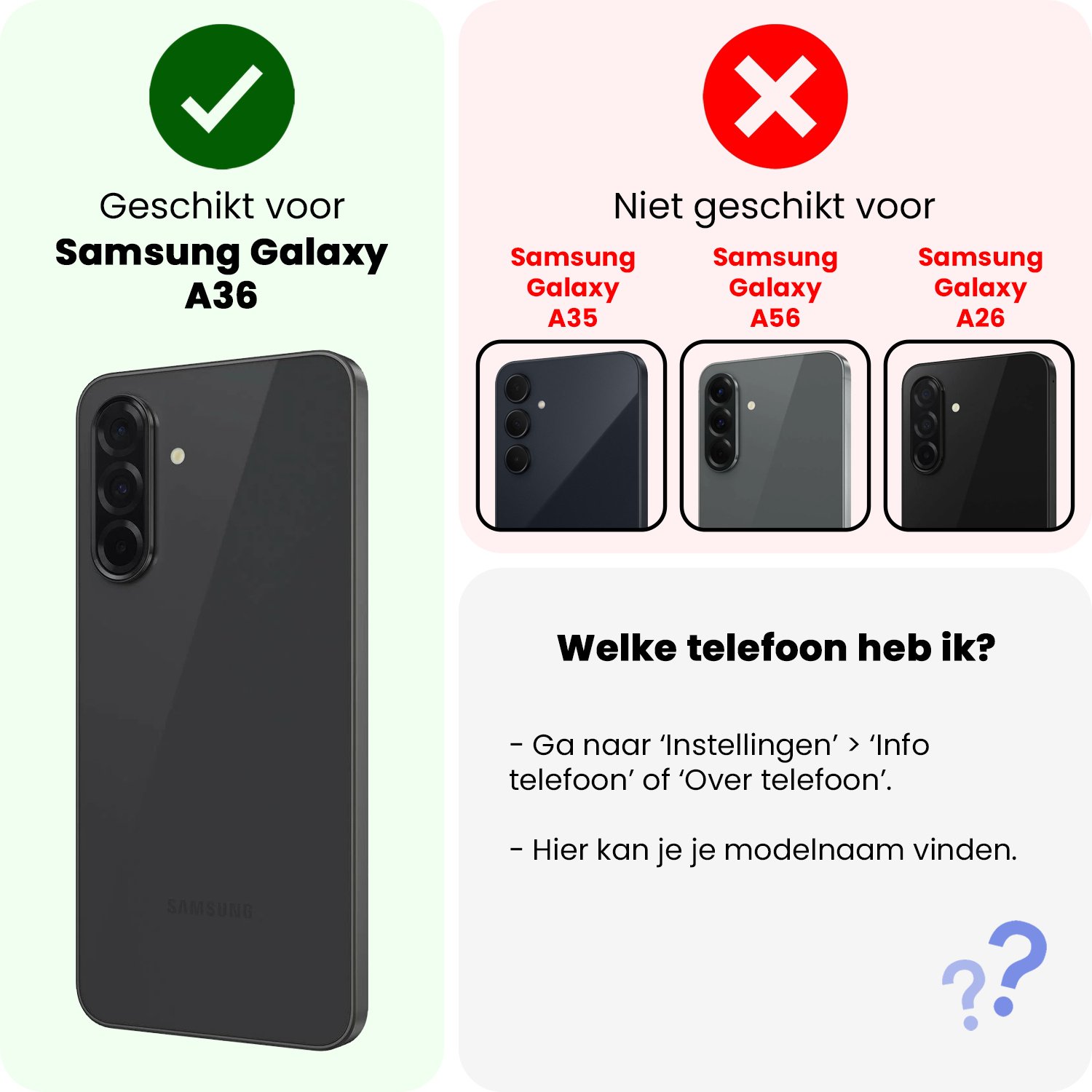 BASEY. BASEY. Samsung Galaxy A36 Hoesje Siliconen - Lichtroze