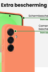 BASEY. BASEY. Samsung Galaxy A36 Hoesje Siliconen - Perzik