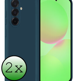 BASEY. BASEY. Samsung Galaxy A36 Hoesje Siliconen - Donkerblauw - 2 PACK