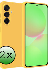 BASEY. BASEY. Samsung Galaxy A36 Hoesje Siliconen - Geel - 2 PACK