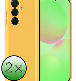 BASEY. BASEY. Samsung Galaxy A36 Hoesje Siliconen - Geel - 2 PACK