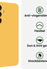 BASEY. BASEY. Samsung Galaxy A36 Hoesje Siliconen - Geel - 2 PACK