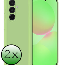 BASEY. BASEY. Samsung Galaxy A36 Hoesje Siliconen - Groen - 2 PACK