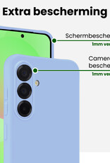 BASEY. BASEY. Samsung Galaxy A36 Hoesje Siliconen - Lichtblauw - 2 PACK