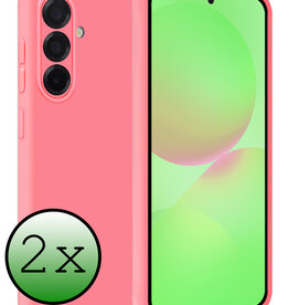 BASEY. BASEY. Samsung Galaxy A36 Hoesje Siliconen - Lichtroze - 2 PACK
