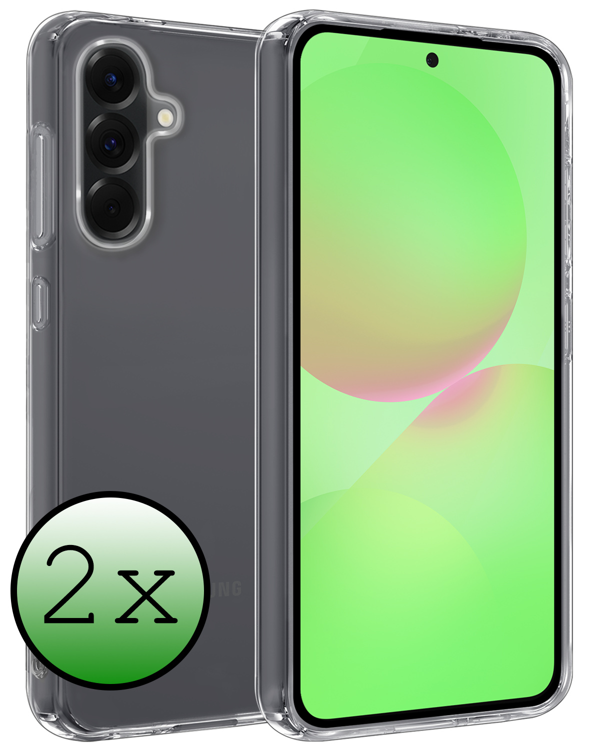 BASEY. BASEY. Samsung Galaxy A36 Hoesje Siliconen - Transparant - 2 PACK