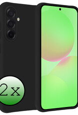 BASEY. BASEY. Samsung Galaxy A36 Hoesje Siliconen - Zwart - 2 PACK