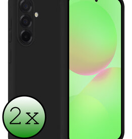 BASEY. BASEY. Samsung Galaxy A36 Hoesje Siliconen - Zwart - 2 PACK