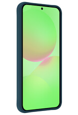 BASEY. BASEY. Samsung Galaxy A36 Hoesje Siliconen Met Screenprotector - Donkerblauw