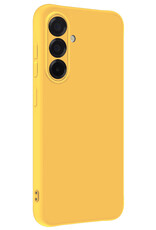 BASEY. BASEY. Samsung Galaxy A36 Hoesje Siliconen Met Screenprotector - Geel