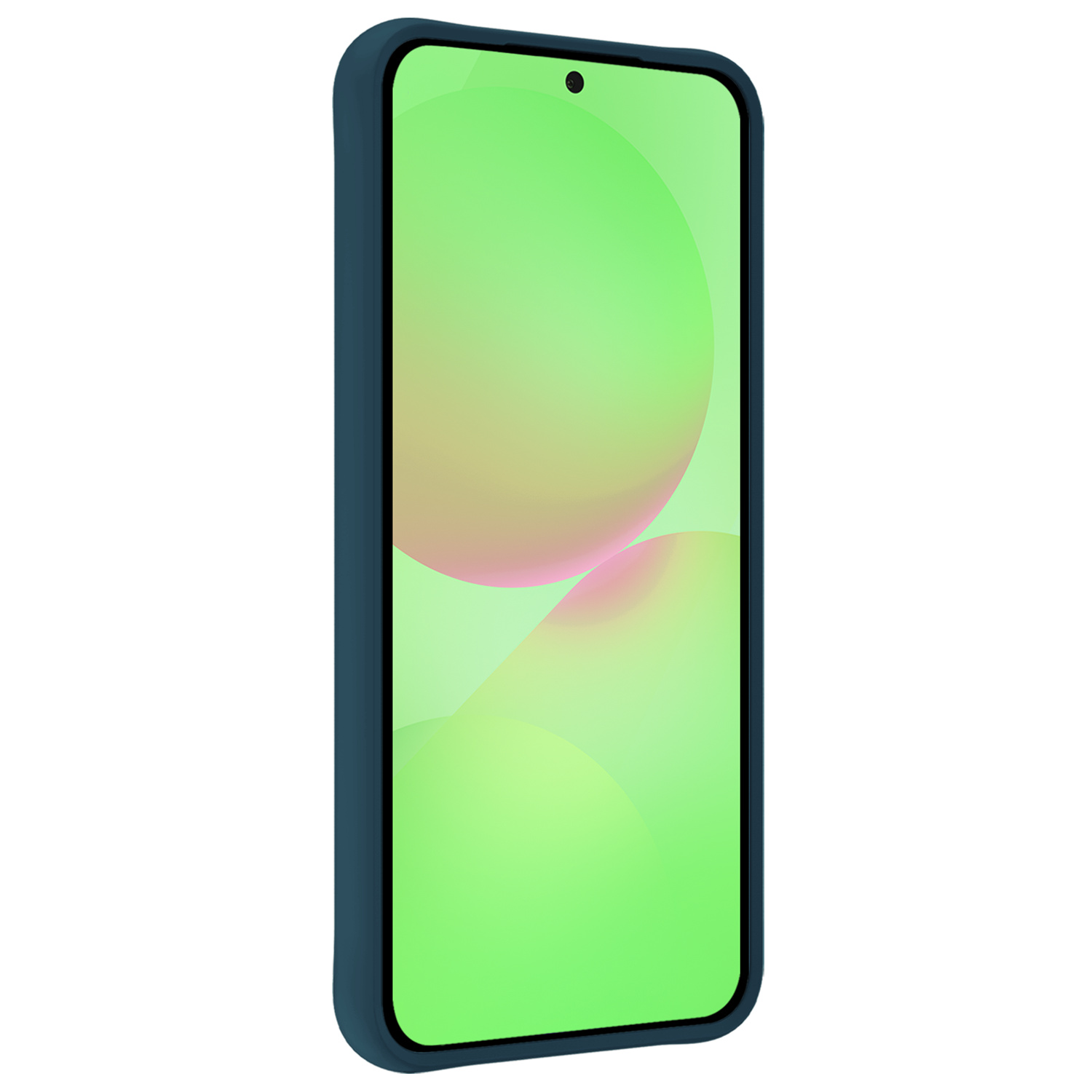 BASEY. BASEY. Samsung Galaxy A36 Hoesje Siliconen Met 2x Screenprotector - Donkerblauw