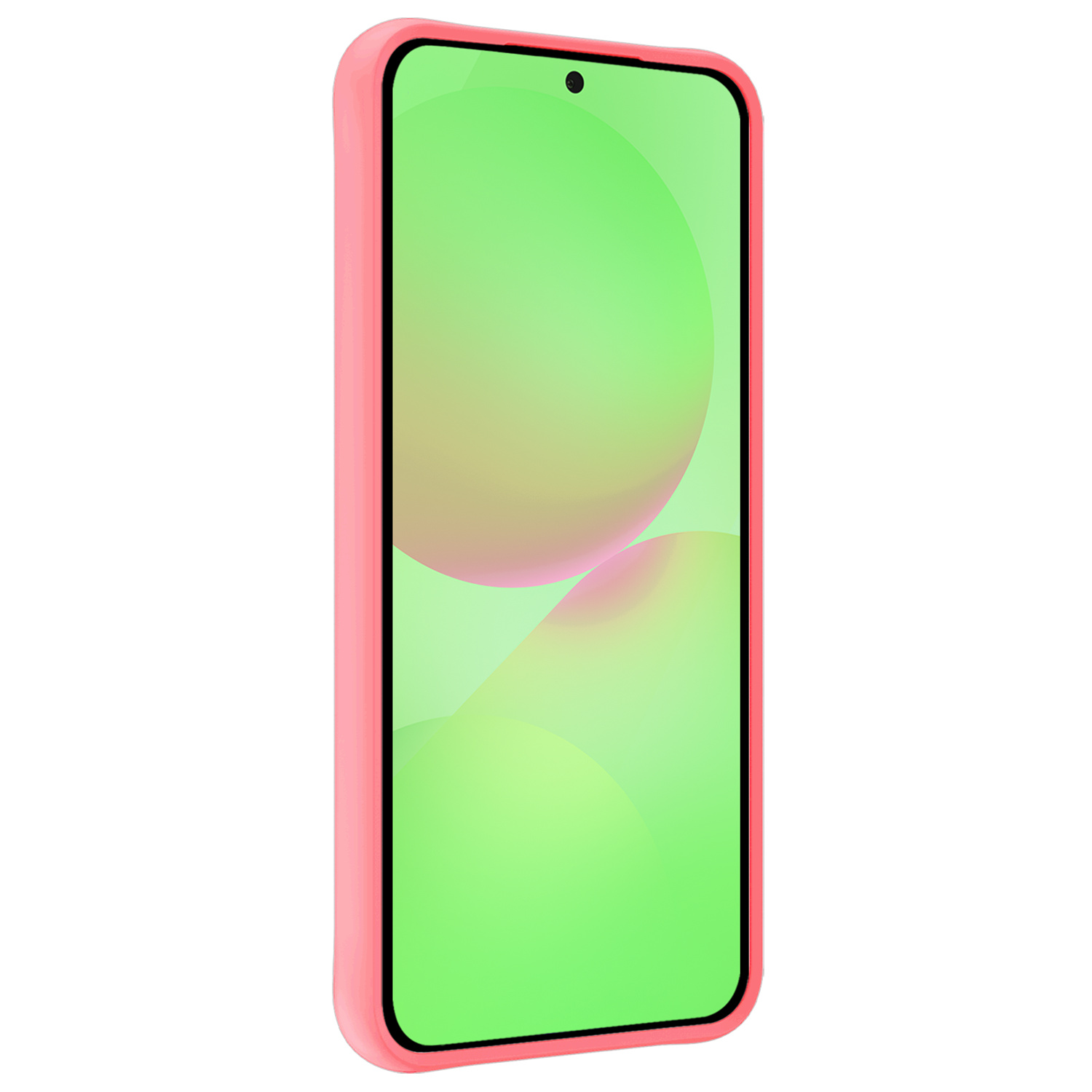 BASEY. BASEY. Samsung Galaxy A36 Hoesje Siliconen Met 2x Screenprotector - Lichtroze