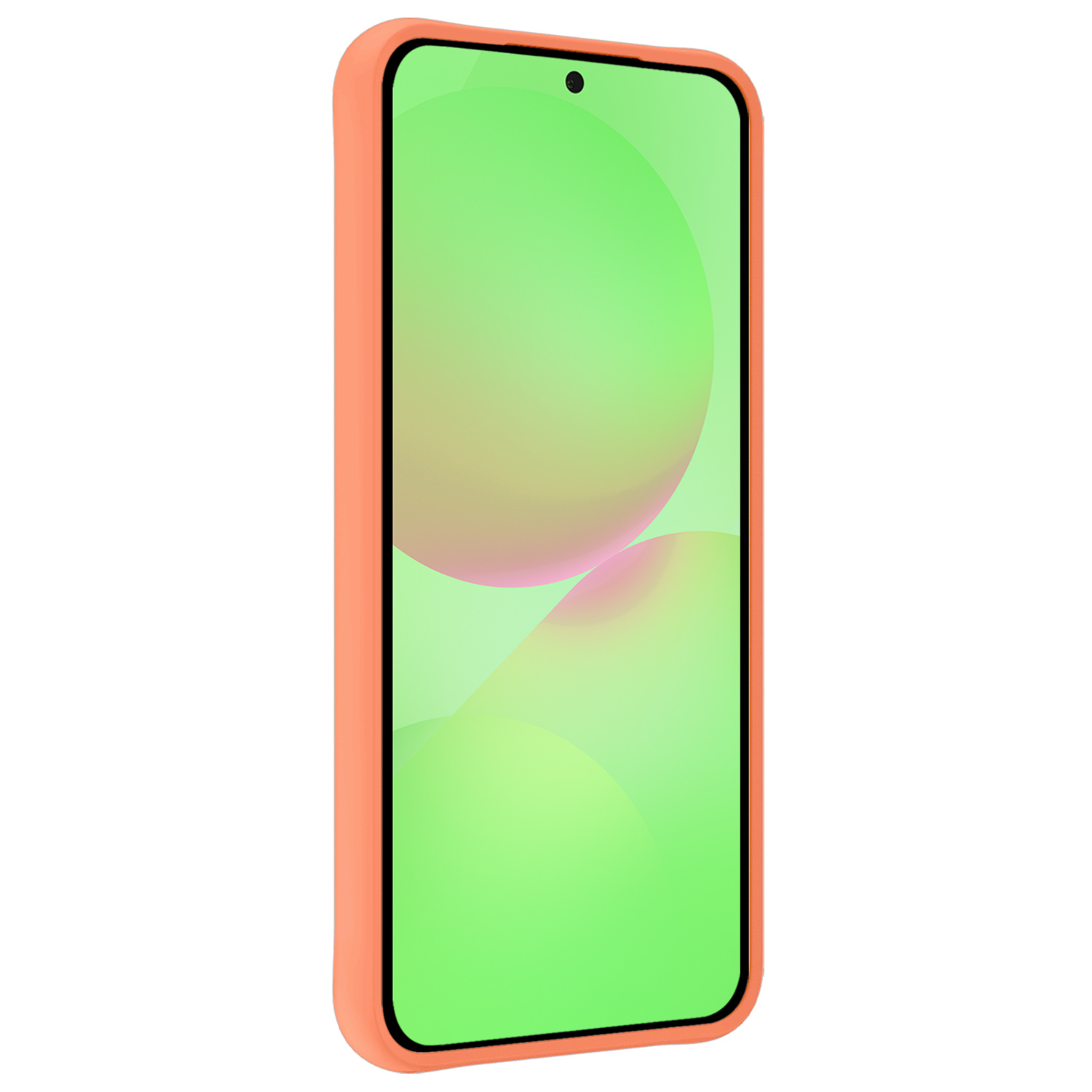 BASEY. BASEY. Samsung Galaxy A36 Hoesje Siliconen Met 2x Screenprotector - Perzik