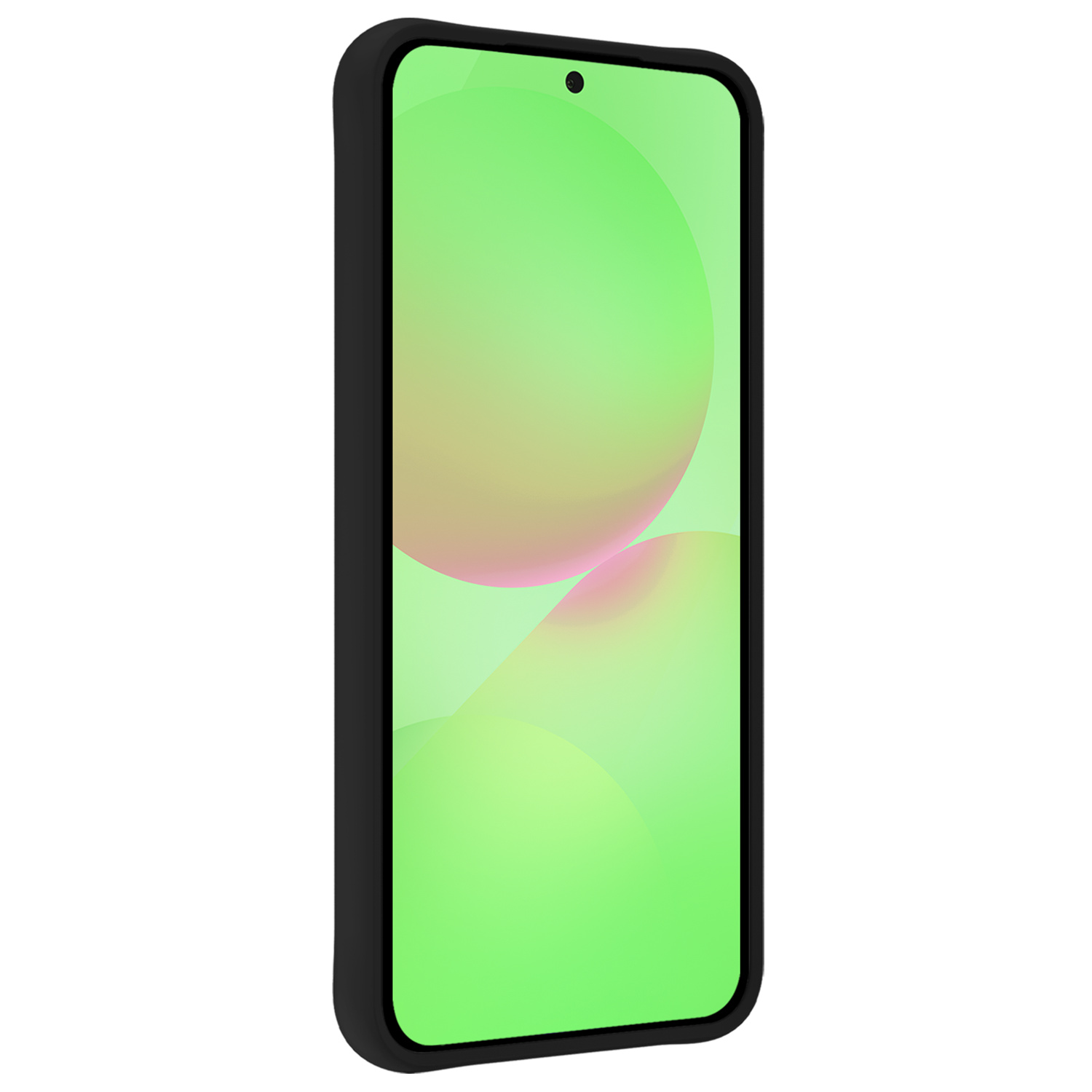 BASEY. BASEY. Samsung Galaxy A36 Hoesje Siliconen Met 2x Screenprotector - Zwart