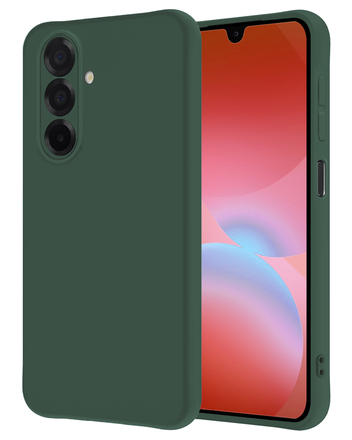 NoXx NoXx Samsung Galaxy A26 Hoesje Siliconen - Donkergroen