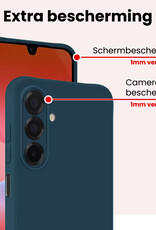 NoXx NoXx Samsung Galaxy A26 Hoesje Siliconen - Donkerblauw - 2 PACK