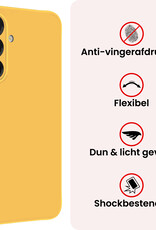 NoXx NoXx Samsung Galaxy A26 Hoesje Siliconen - Geel - 2 PACK