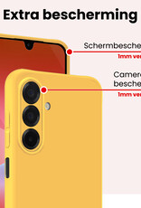 NoXx NoXx Samsung Galaxy A26 Hoesje Siliconen - Geel - 2 PACK