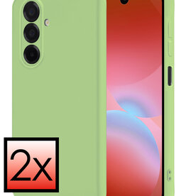 NoXx NoXx Samsung Galaxy A26 Hoesje Siliconen - Groen - 2 PACK