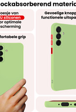 NoXx NoXx Samsung Galaxy A26 Hoesje Siliconen - Groen - 2 PACK