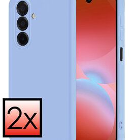 NoXx NoXx Samsung Galaxy A26 Hoesje Siliconen - Lichtblauw - 2 PACK