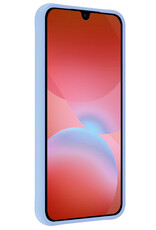 NoXx NoXx Samsung Galaxy A26 Hoesje Siliconen - Lichtblauw - 2 PACK