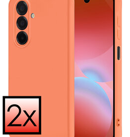 NoXx NoXx Samsung Galaxy A26 Hoesje Siliconen - Perzik - 2 PACK