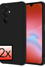 NoXx NoXx Samsung Galaxy A26 Hoesje Siliconen - Zwart - 2 PACK