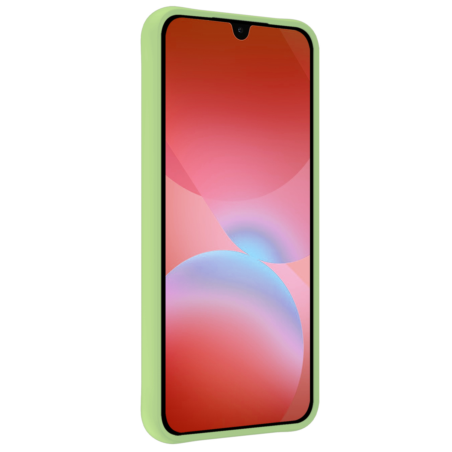 NoXx NoXx Samsung Galaxy A26 Hoesje Siliconen Met Screenprotector - Groen