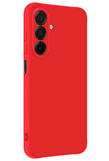 NoXx NoXx Samsung Galaxy A26 Hoesje Siliconen Met Screenprotector - Rood