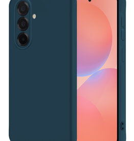 NoXx NoXx Samsung Galaxy A36 Hoesje Siliconen - Donkerblauw