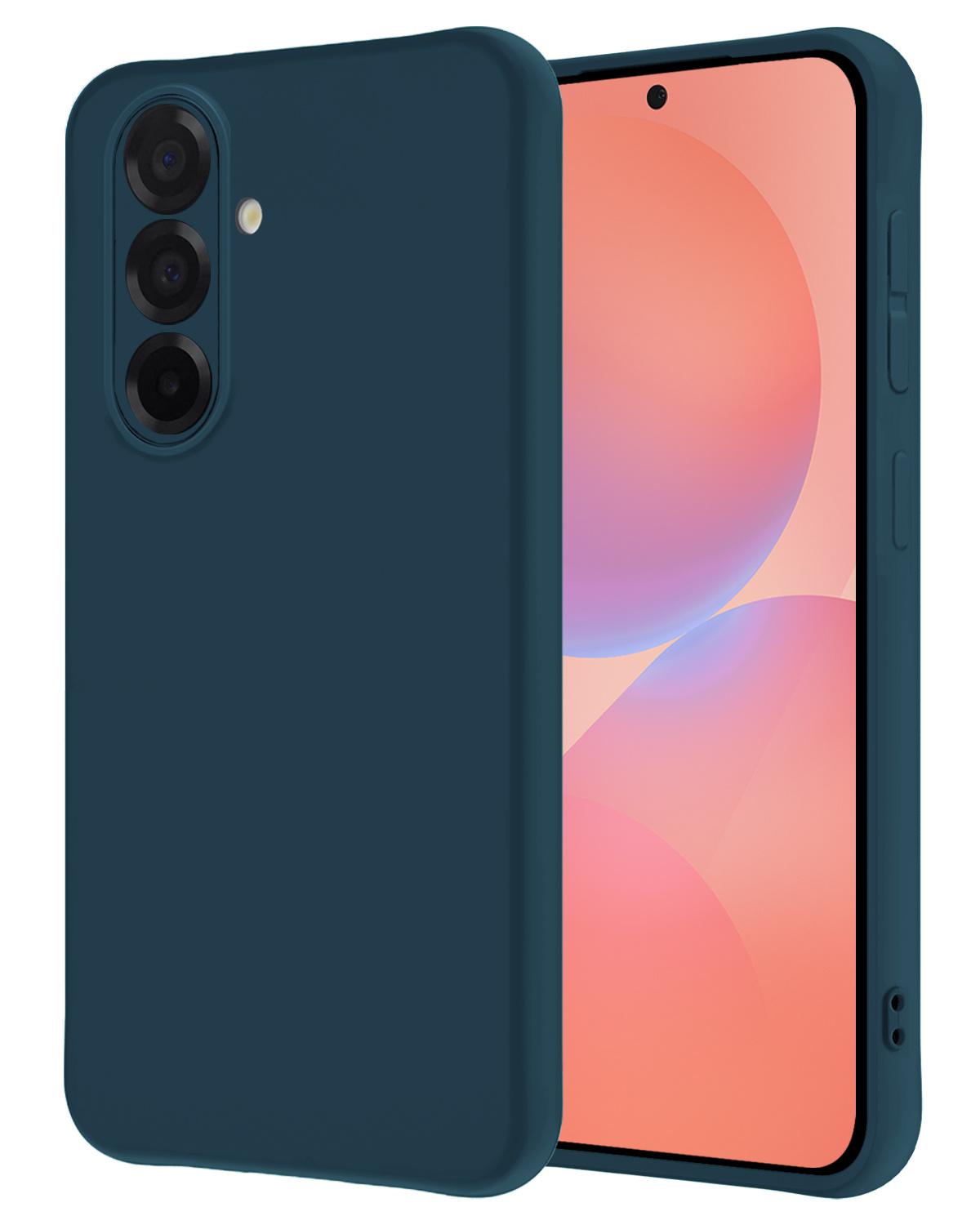 NoXx NoXx Samsung Galaxy A36 Hoesje Siliconen - Donkerblauw