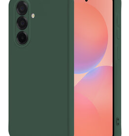 NoXx NoXx Samsung Galaxy A36 Hoesje Siliconen - Donkergroen