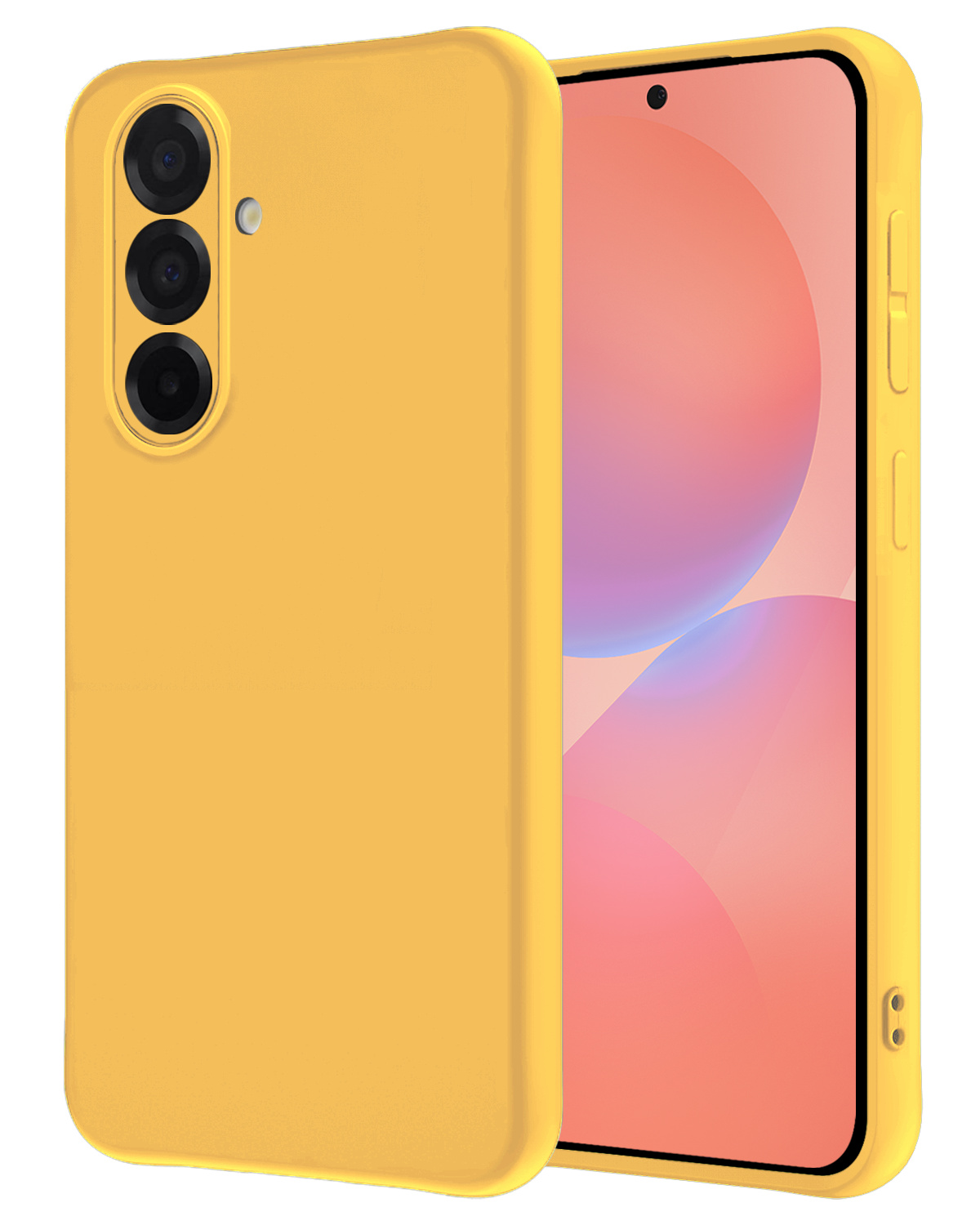NoXx NoXx Samsung Galaxy A36 Hoesje Siliconen - Geel