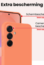 NoXx NoXx Samsung Galaxy A36 Hoesje Siliconen - Perzik