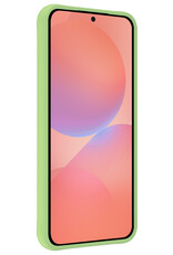 NoXx NoXx Samsung Galaxy A36 Hoesje Siliconen - Groen - 2 PACK