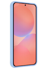 NoXx NoXx Samsung Galaxy A36 Hoesje Siliconen - Lichtblauw - 2 PACK