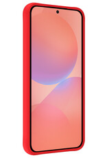 NoXx NoXx Samsung Galaxy A36 Hoesje Siliconen - Rood - 2 PACK