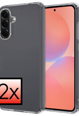 NoXx NoXx Samsung Galaxy A36 Hoesje Siliconen - Transparant - 2 PACK