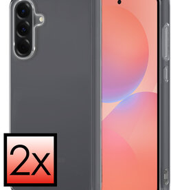 NoXx NoXx Samsung Galaxy A36 Hoesje Siliconen - Transparant - 2 PACK
