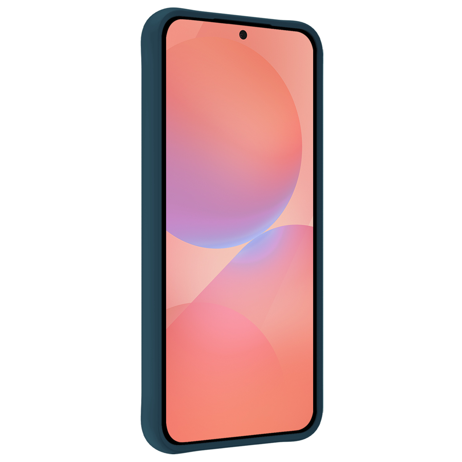 NoXx NoXx Samsung Galaxy A36 Hoesje Siliconen Met Screenprotector - Donkerblauw