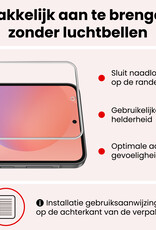 NoXx NoXx Samsung Galaxy A36 Hoesje Siliconen Met Screenprotector - Geel