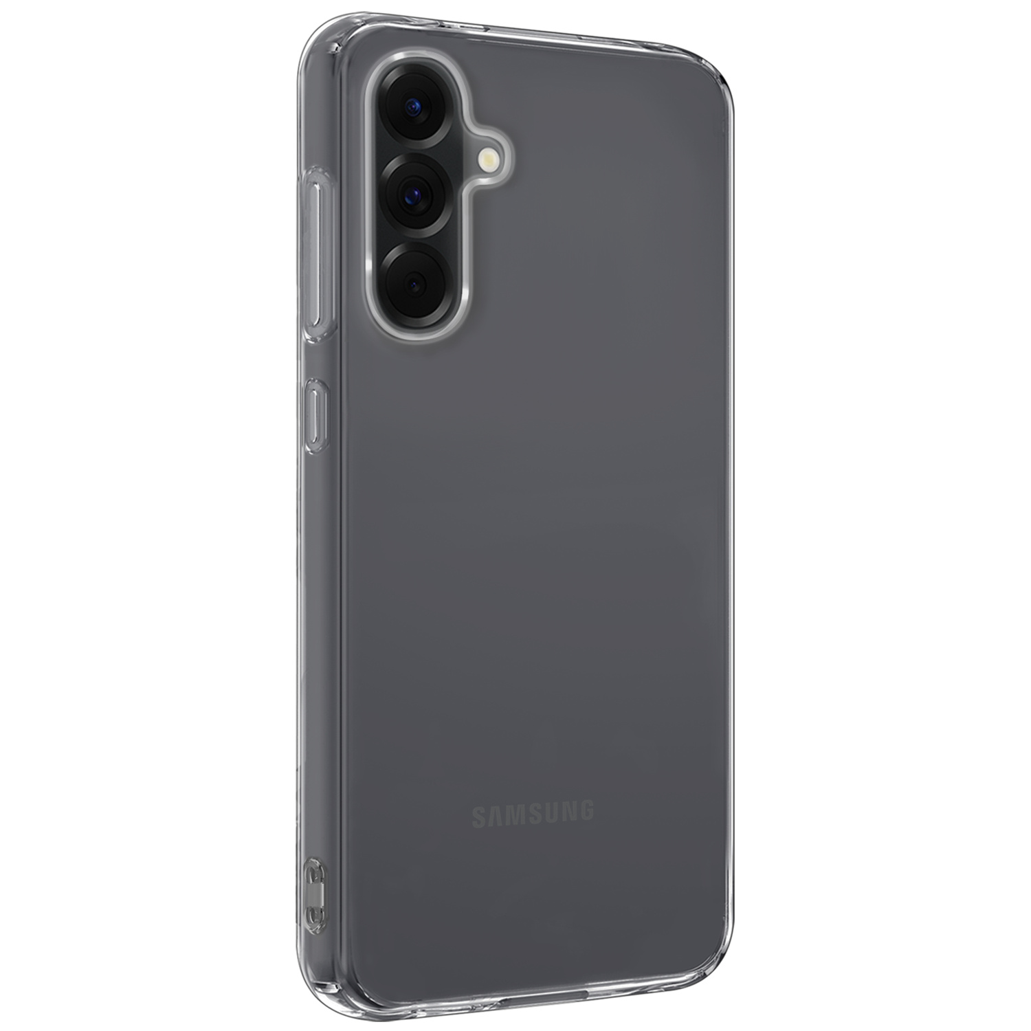 NoXx NoXx Samsung Galaxy A36 Hoesje Siliconen Met 2x Screenprotector - Transparant